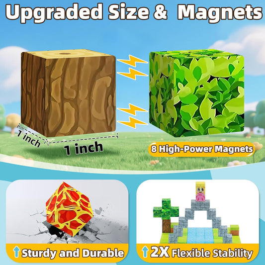150 Pieces Magnetic Blocks for Kids